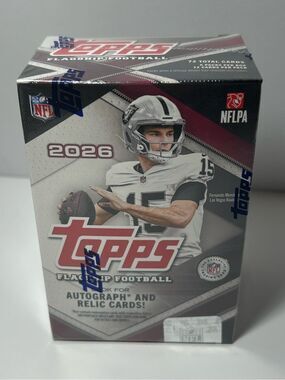 2026 Topps Flagship NFL Blaster Box New Factory Sealed